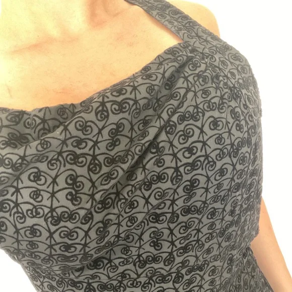 Alaïa black ball gown with velvet detail size 38 - Picture 8 of 11